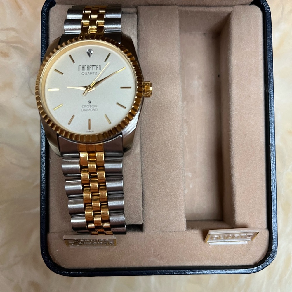 Manhattan Quartz Two-Tone Watch - Picture 3 of 5